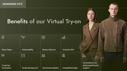 Rendered Fits Virtual Try‑On screenshot