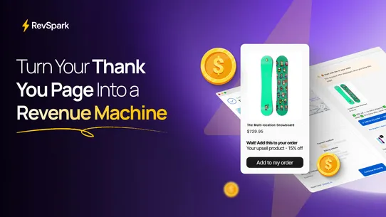 RevSpark‑Thank you Page Upsell screenshot