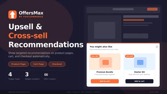 OffersMax: Up‑sell, Cross‑Sell screenshot