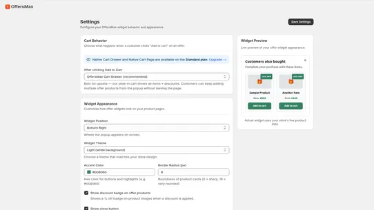 OffersMax: Up‑sell, Cross‑Sell screenshot