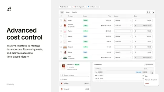 Setpilot • Profit Analytics screenshot