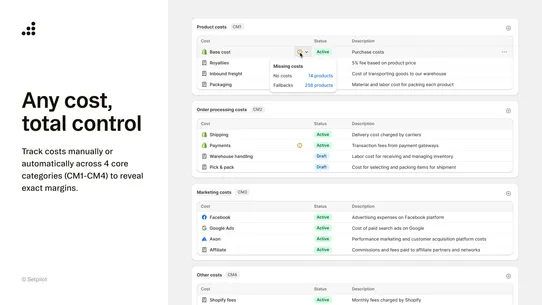 Setpilot • Profit Analytics screenshot
