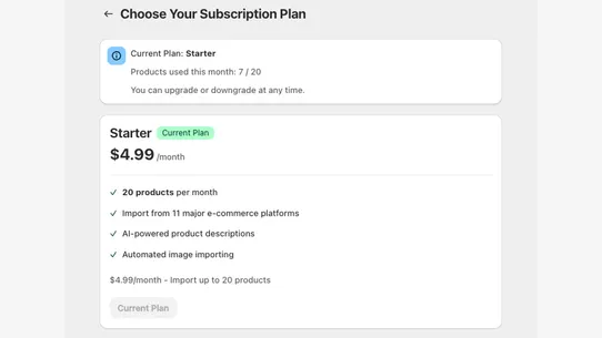 ShopFlix AI screenshot