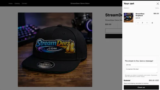 StreamDeez Stream Messages screenshot