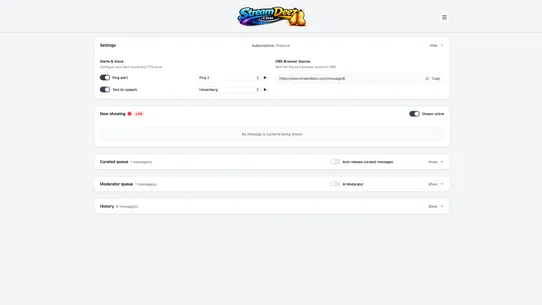 StreamDeez Stream Messages screenshot