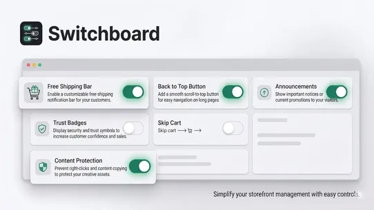 Switchboard: Feature Toggles screenshot