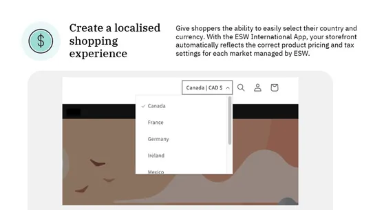 ESW International screenshot