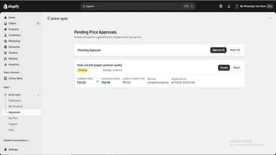 PriceSync By Jalpi screenshot