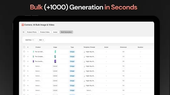 Comera: AI Bulk Image &amp; Video screenshot
