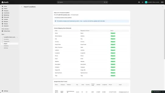 Cruxnauts Store Locator screenshot