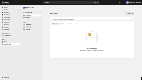 SpamShield screenshot