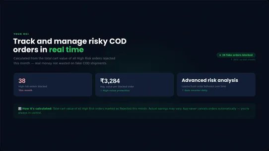 TrueCOD ‑ COD Fraud Protection screenshot