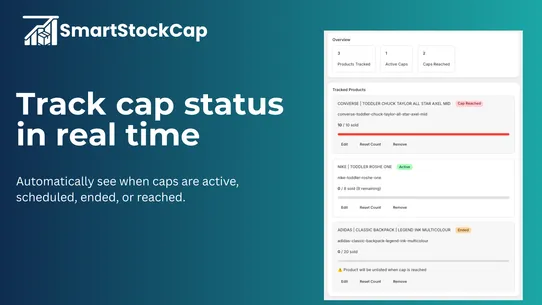 SmartStockCap screenshot
