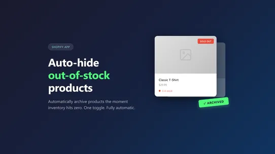 Hide Out of Stock Products screenshot