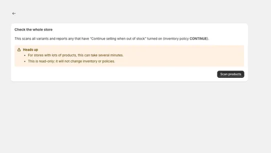 1Click Archive and Empty Stock screenshot