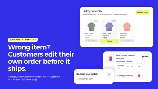 Editly Order Editing App screenshot