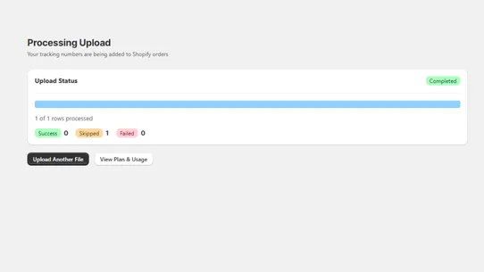 TrackShip: Bulk Tracking screenshot