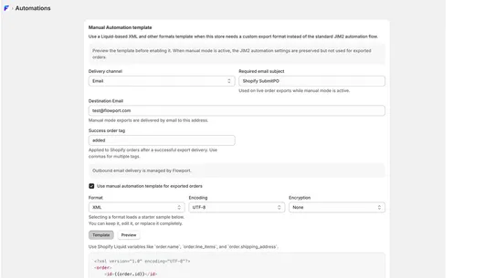Flowport screenshot