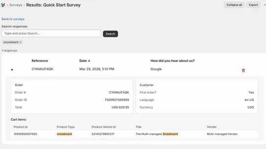 Swoop Survey screenshot