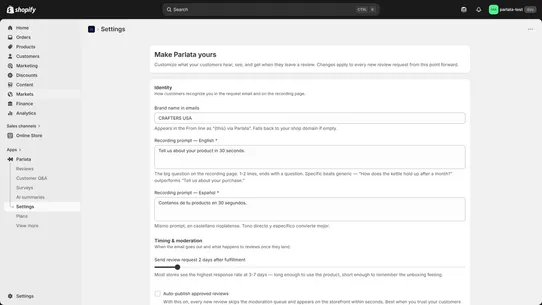 Parlata AI screenshot