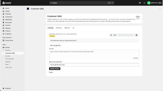 Parlata AI screenshot