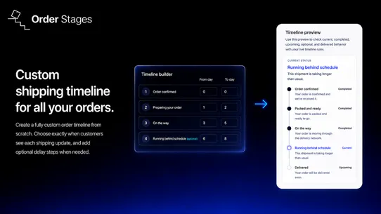 OrderStages screenshot