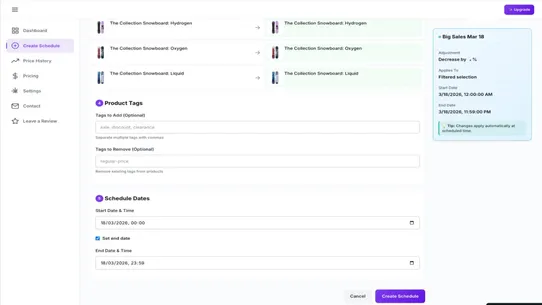 5P Auto Price Scheduler screenshot