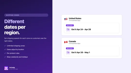 Arrively by Win‑Win Apps screenshot