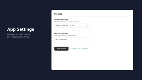 Weblegs VAT Reporter screenshot