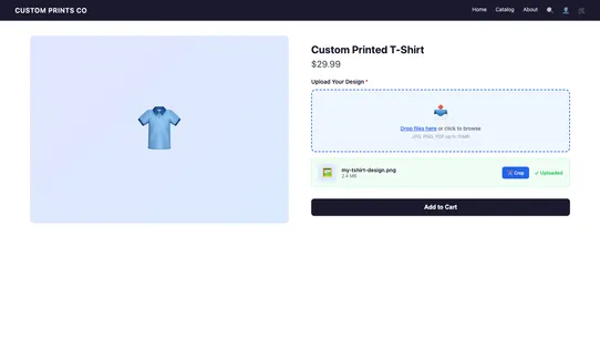 QuickFiles — File Uploads screenshot