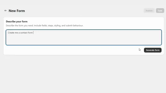 PromptForm screenshot