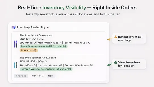 OrderSight Inventory Insights screenshot