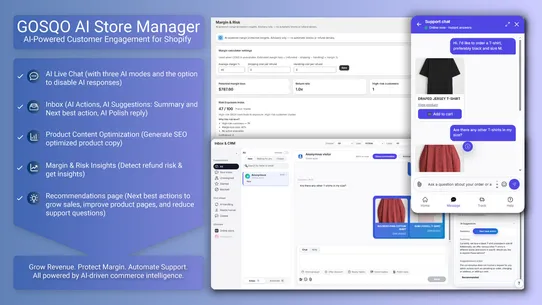 GOSQO AI Store Manager screenshot