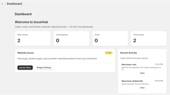 IssueHub screenshot
