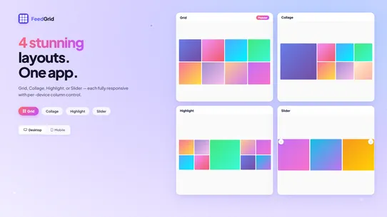 FeedGrid — Instagram &amp; TikTok screenshot