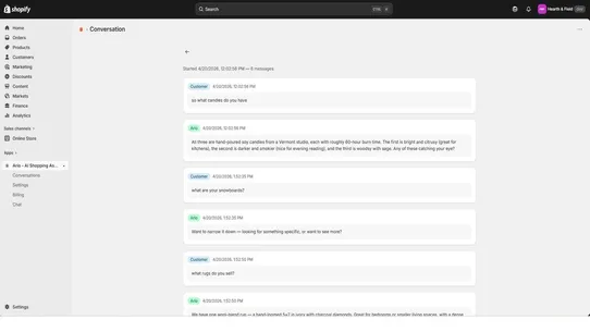 Ario — AI Shopping Assistant screenshot