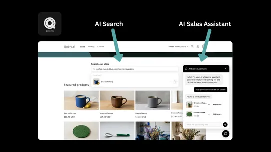 Qubly — AI Search &amp; Assistant screenshot