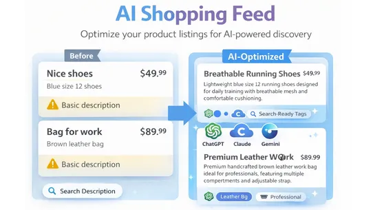 AI Shopping Feed‑ Sync with AI screenshot