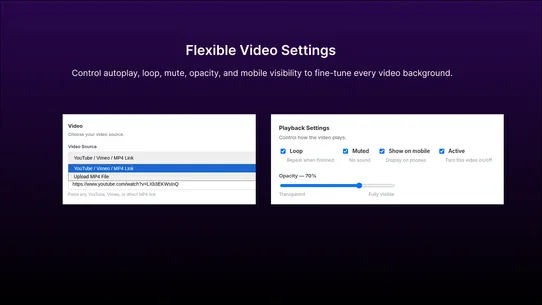 Bgify ‑ Video Background screenshot