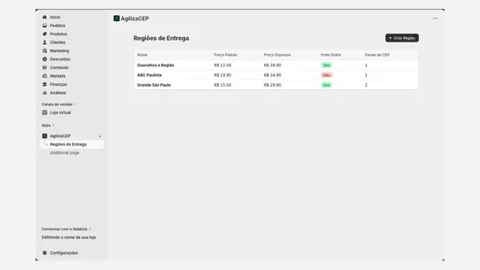 AgilizaCEP screenshot