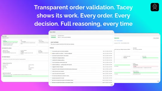 Tacey: Order Agent &amp; 40+ Apps screenshot