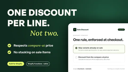 Solo Discount screenshot