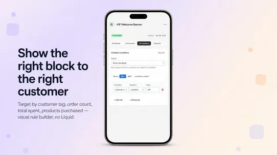 Account Blocks: Make it yours screenshot