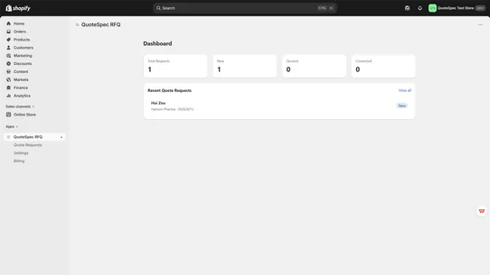 QuotePro ‑ B2B RFQ, Hide Price screenshot
