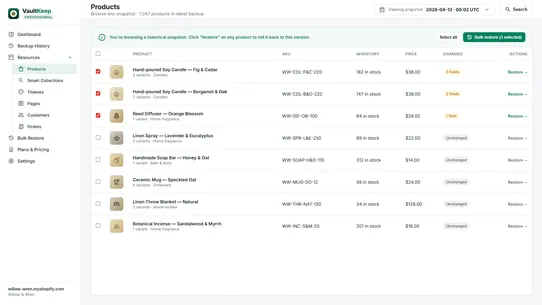 VaultKeep ‑ Backup and Restore screenshot