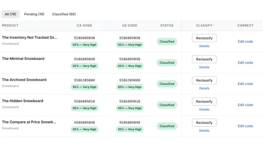 Jstars HS Classifier screenshot