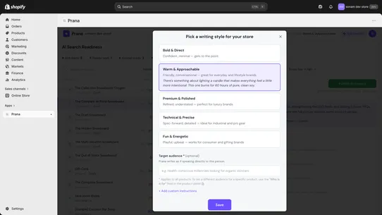 Prana — Be AI Search Ready screenshot
