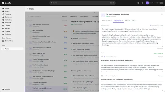 Prana — Be AI Search Ready screenshot