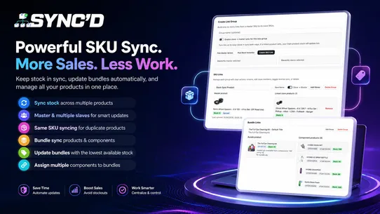 Sync’d – Inventory &amp; Bundles screenshot