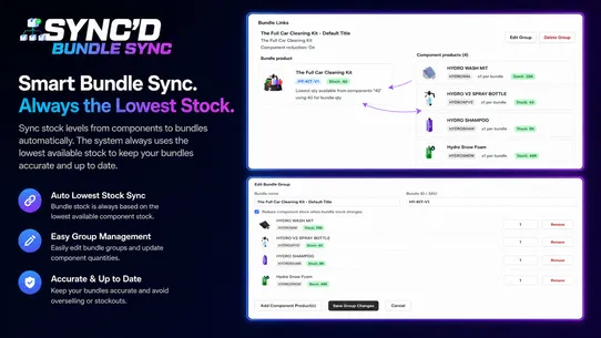 Sync’d – Inventory &amp; Bundles screenshot